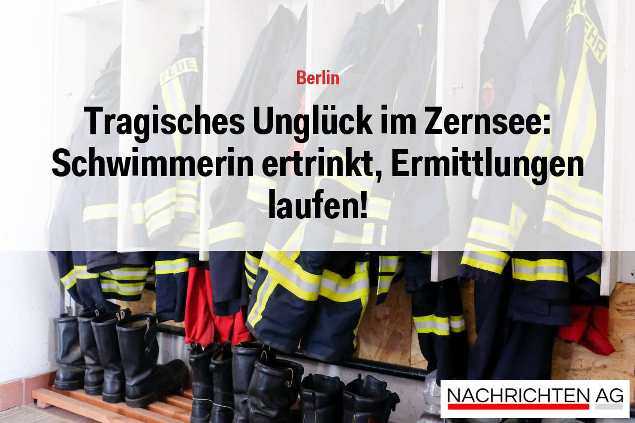 Tragisches Unglück im Zernsee: Schwimmerin ertrinkt, Ermittlungen laufen!