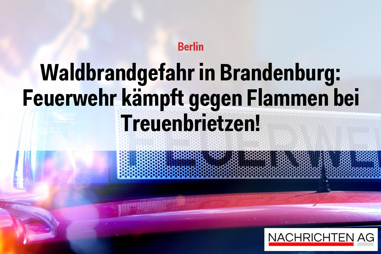 Waldbrandgefahr in Brandenburg: Feuerwehr kämpft gegen Flammen bei Treuenbrietzen!
