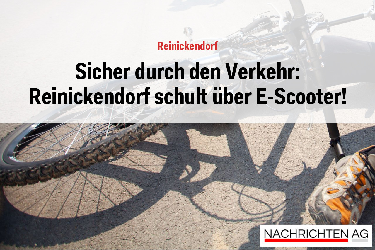 Sicher durch den Verkehr: Reinickendorf schult über E-Scooter!